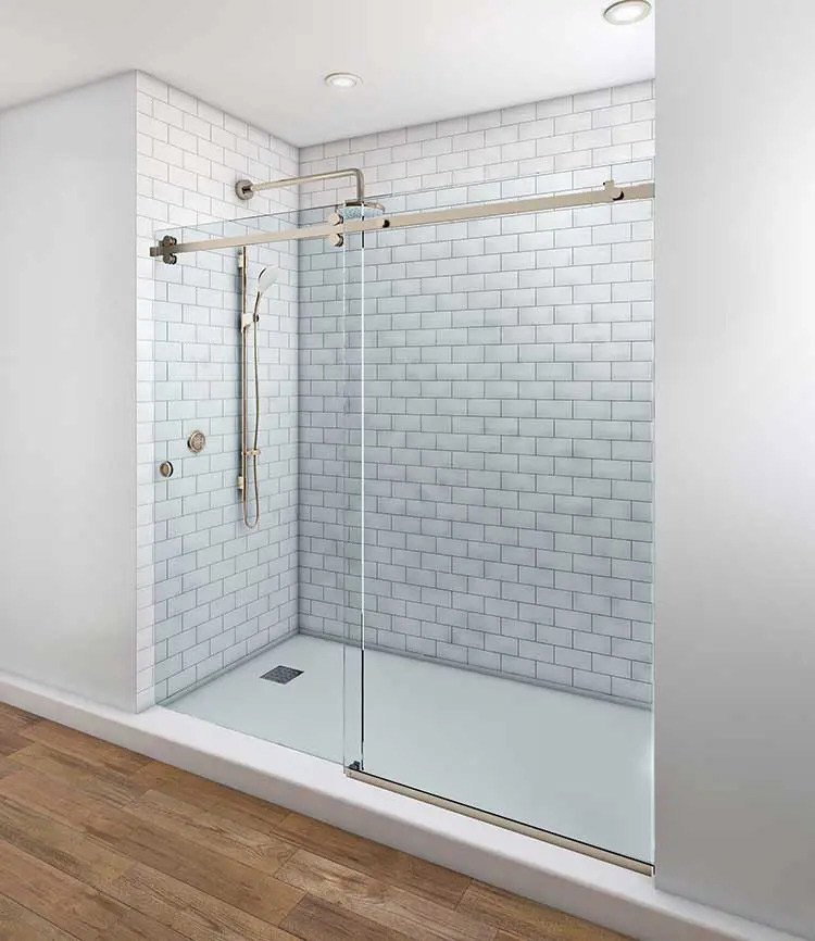 Heavy Glass Sliding Shower Door