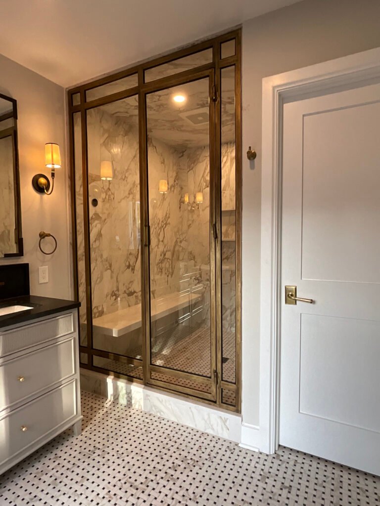 1 CUSTOM BRASS STEAM ENCLOSURE